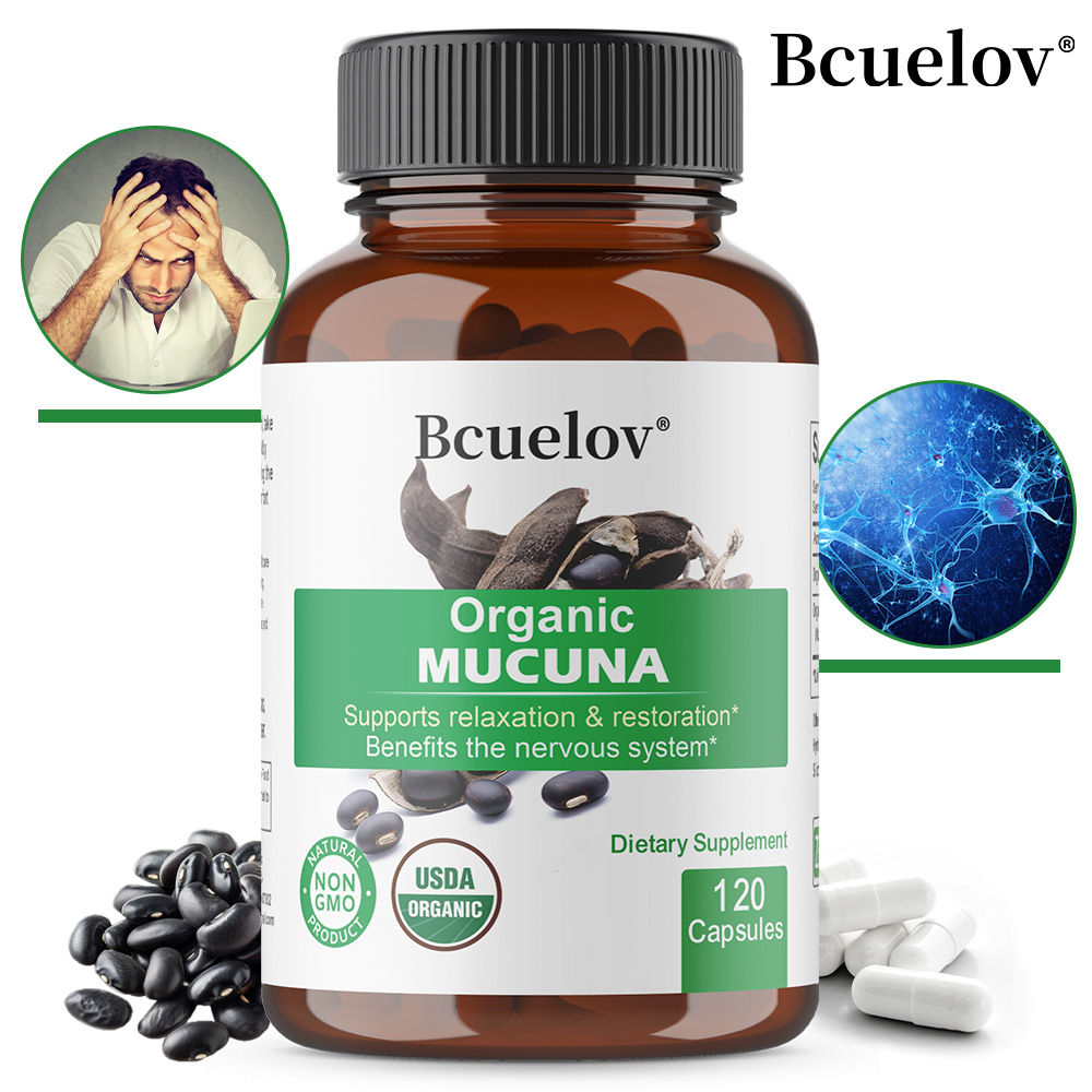 Herbal Wellness Water - Cápsulas de Mucuna Orgânicas - Apoia