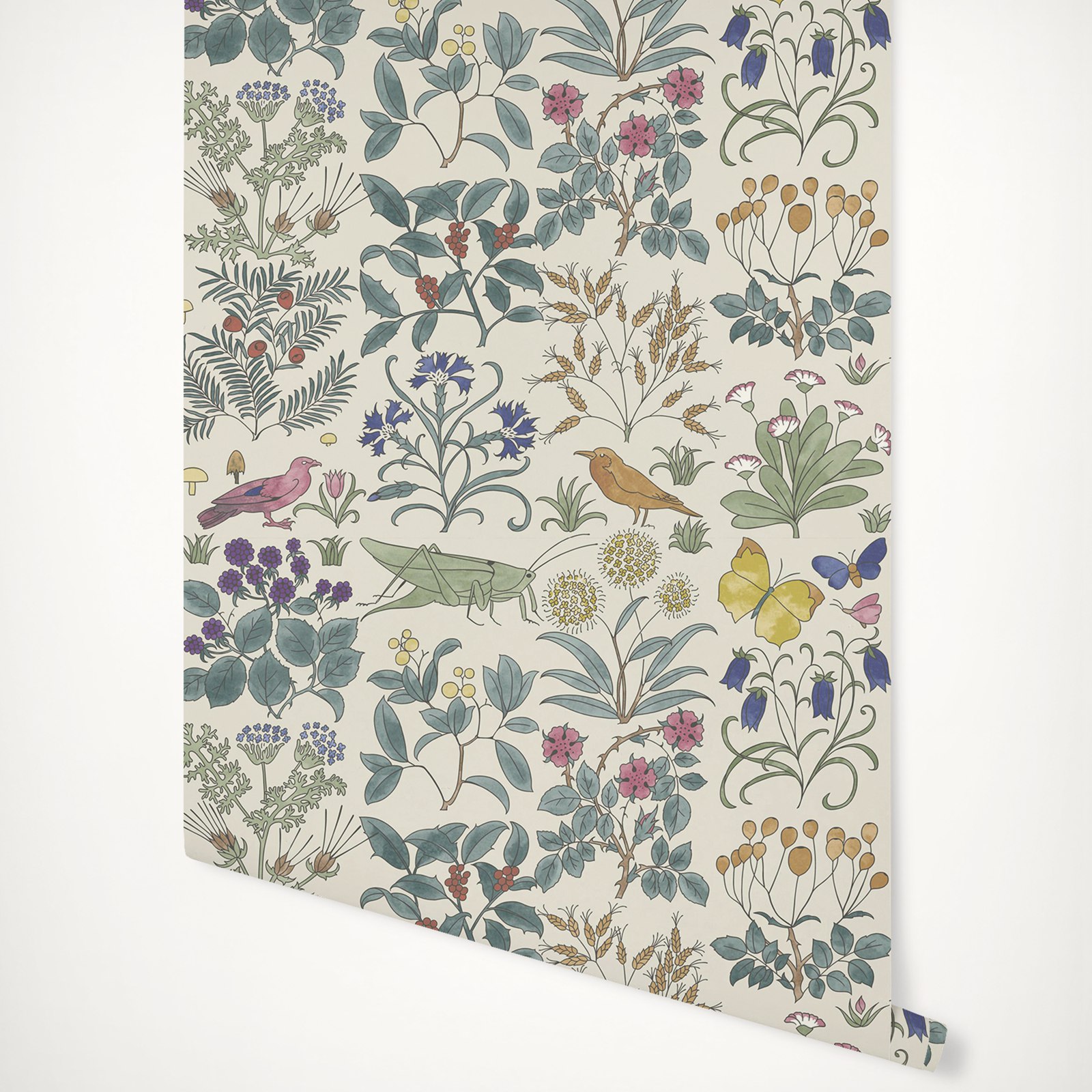 Herbal Wallpaper - Papel de Parede Jardim do Boticário