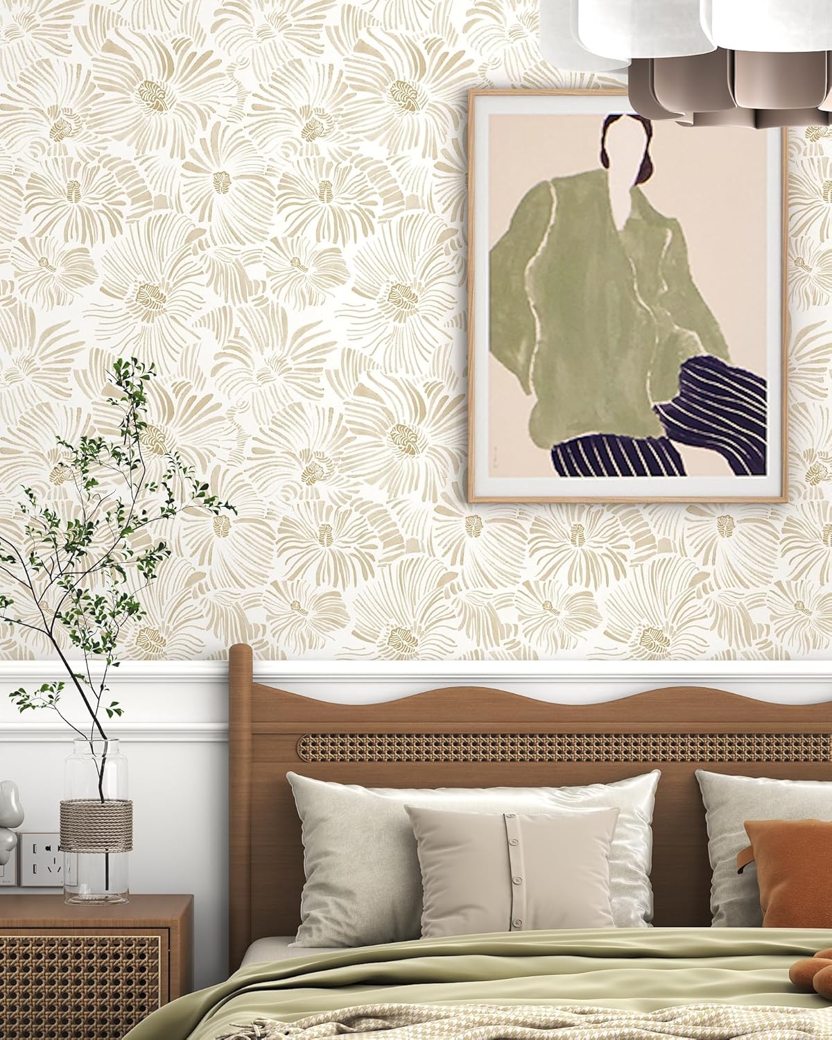 Herbal Wallpaper - Papel de parede moderno com casca