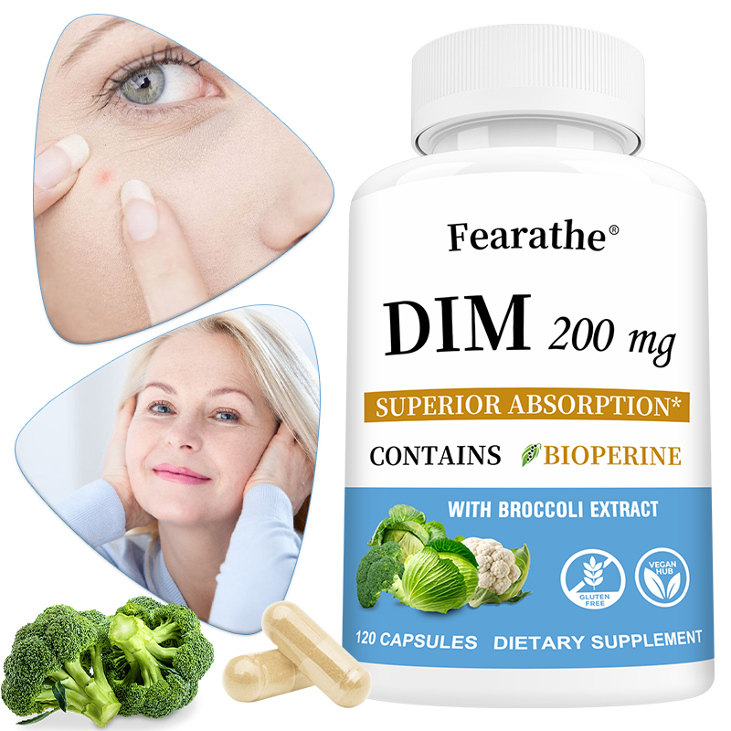 Herbal Wellness Water - Cápsulas DIM 200mg com BioPerine, Suplemento