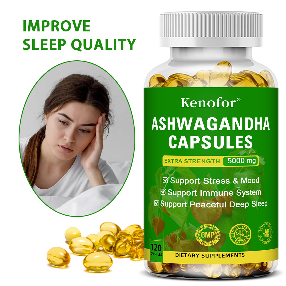 Herbal Wellness Water - Cápsulas Complexo Ashwagandha 2300mg, Mistura Herbal