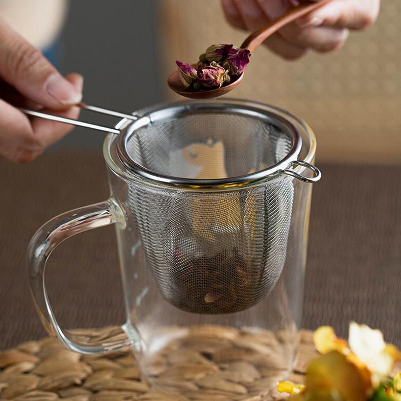 Herbal Wellness Supplement - Infusor de chá de aço inoxidável
