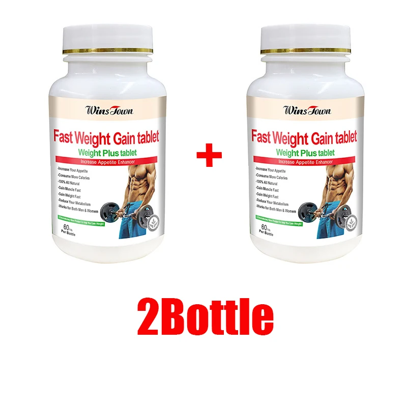 Herbal Weight Gain - 2 garrafas de ganho de peso