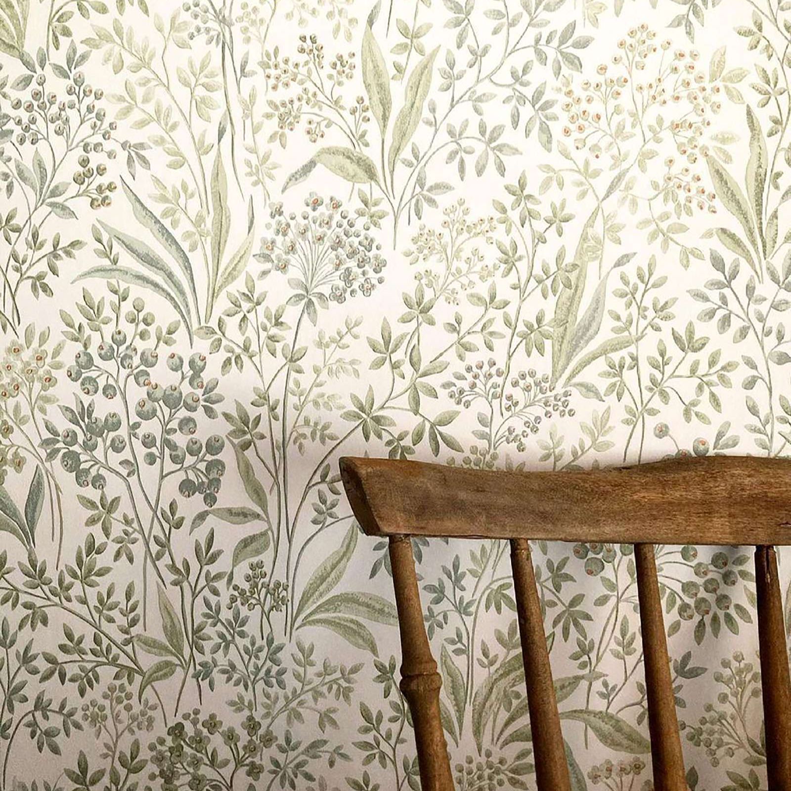 Aquarela pintado nocturne pape - Herbal Wallpaper avaliação e preço