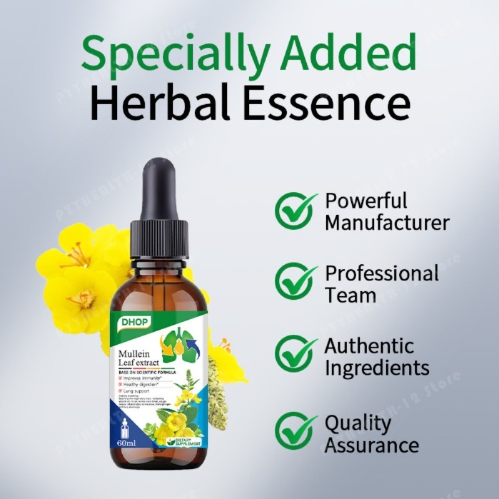 Extrato de Folha de Mullein em - Herbal Wellness Supplement avaliação e preço