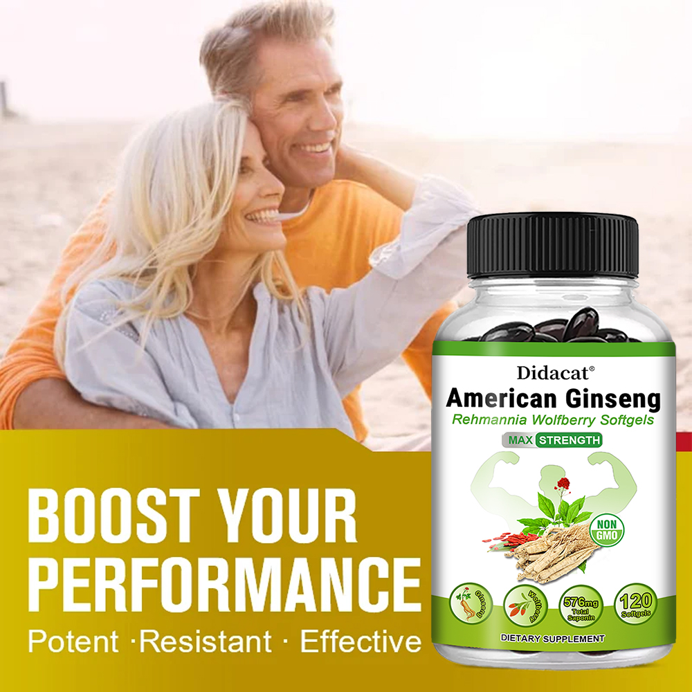 Cápsulas de Ginseng Americano, - Herbal Wellness Water avaliação e preço