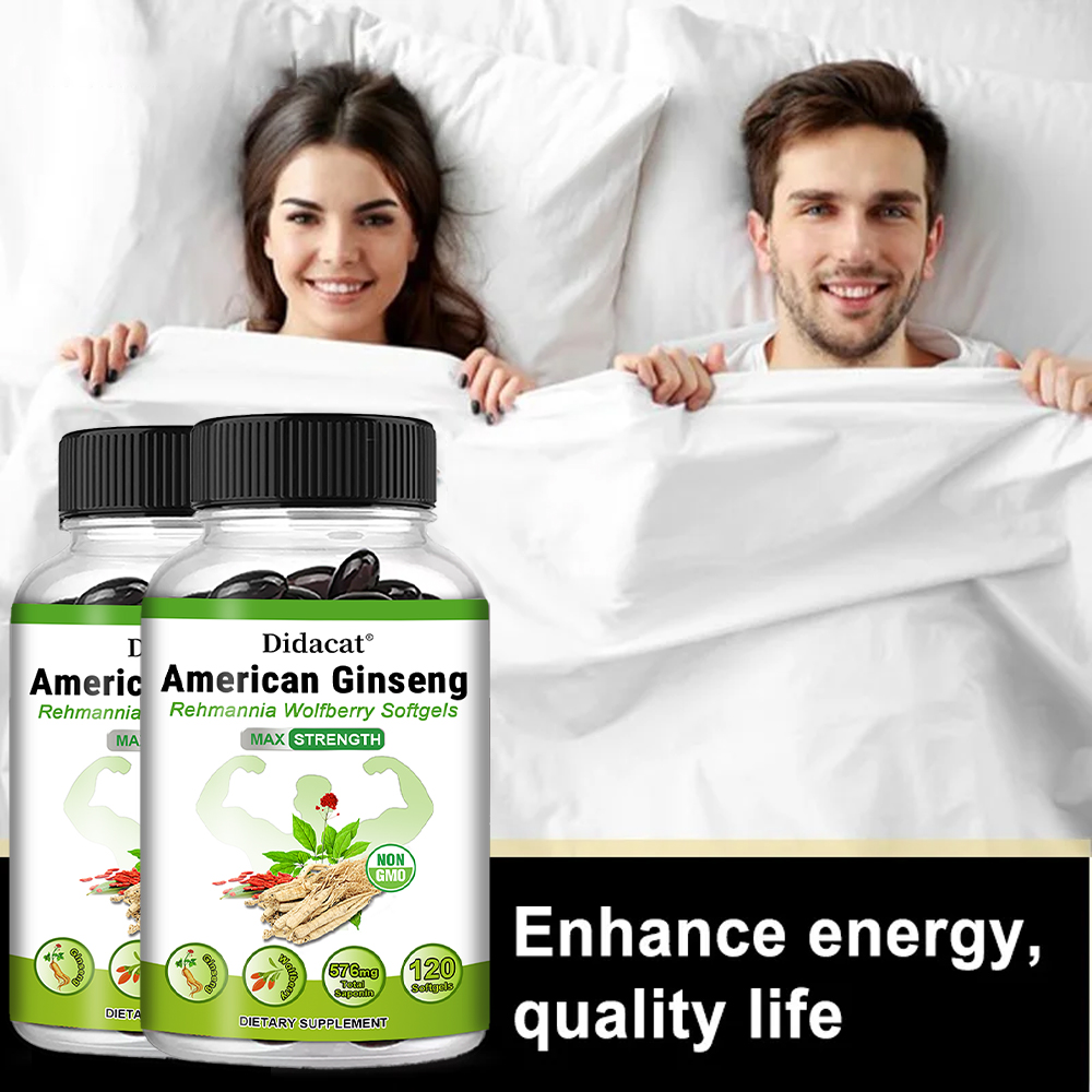 Cápsulas de Ginseng Americano, - Herbal Wellness Water avaliação e preço