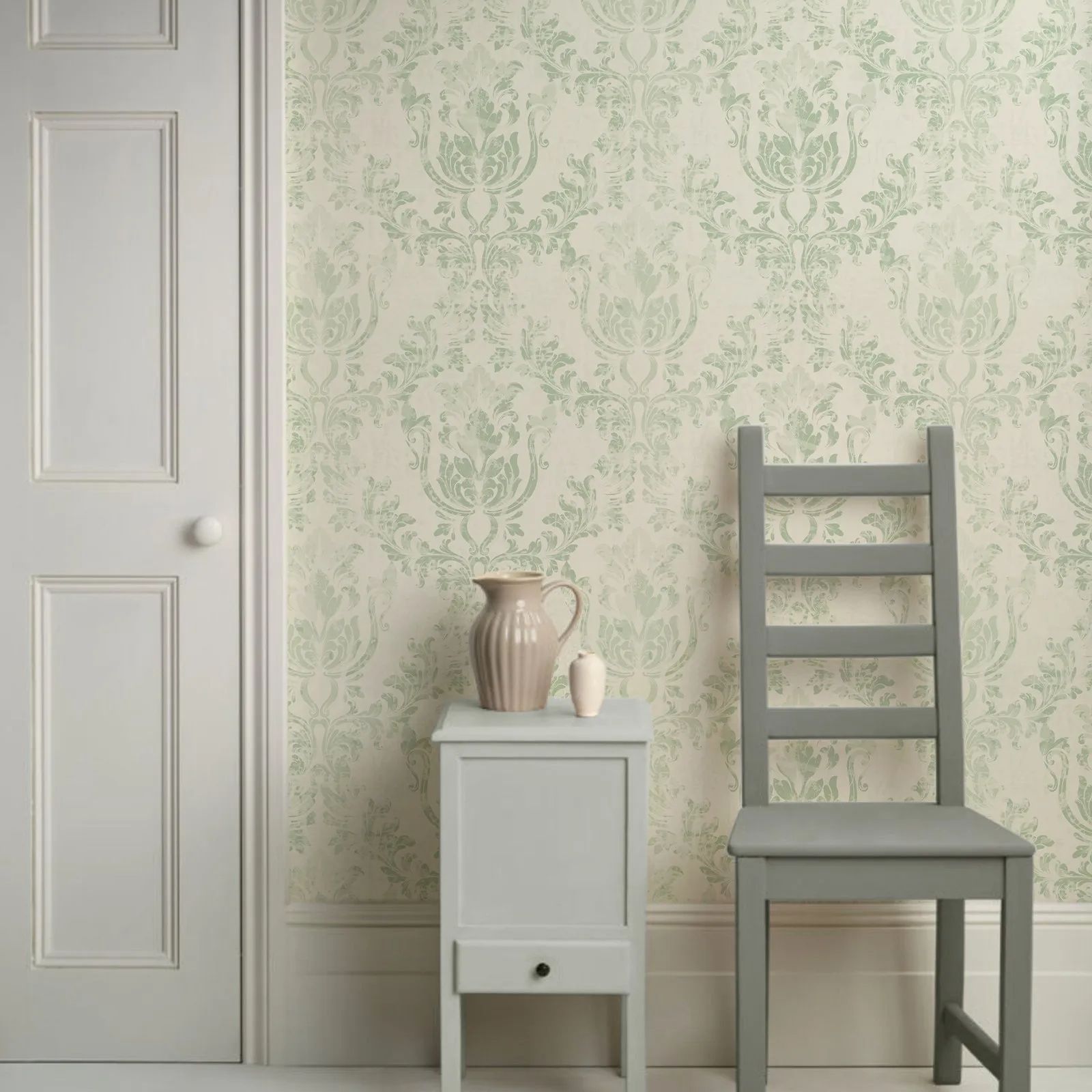 Rolo de papel de parede damasc - Herbal Wallpaper avaliação e preço