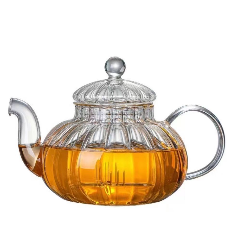 Bule de vidro do bule da flor  - Herbal Wellness Supplement avaliação e preço