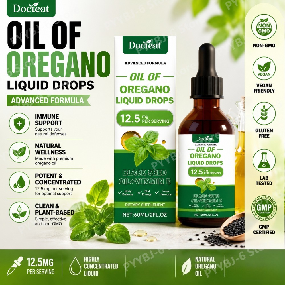 Óleo de Orégano Líquido em Got - Herbal Wellness Supplement avaliação e preço
