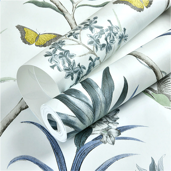 Papel de parede floral em 3d,  - Herbal Wallpaper avaliação e preço
